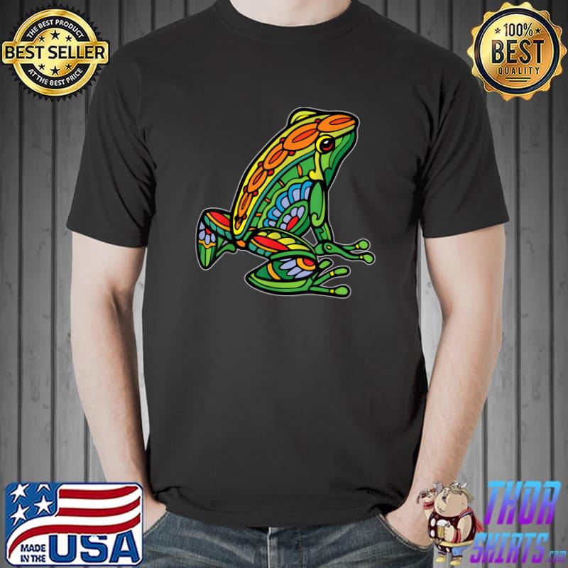 Red Eyed Tree Frog Watercolor Frog Keeper Agalychnis T-Shirt