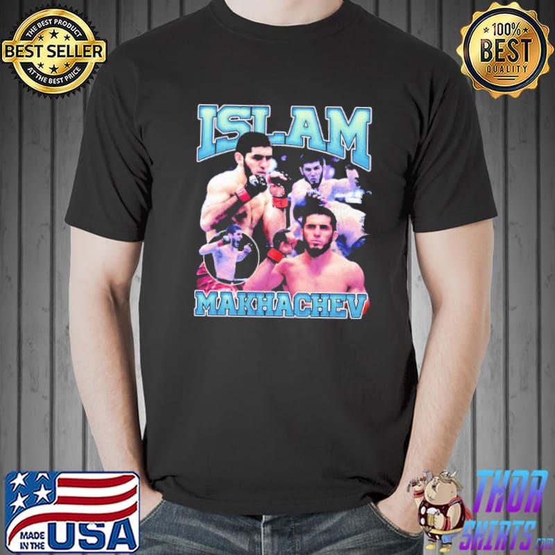 Retro portrait islam makhachev ufc fighter shirt