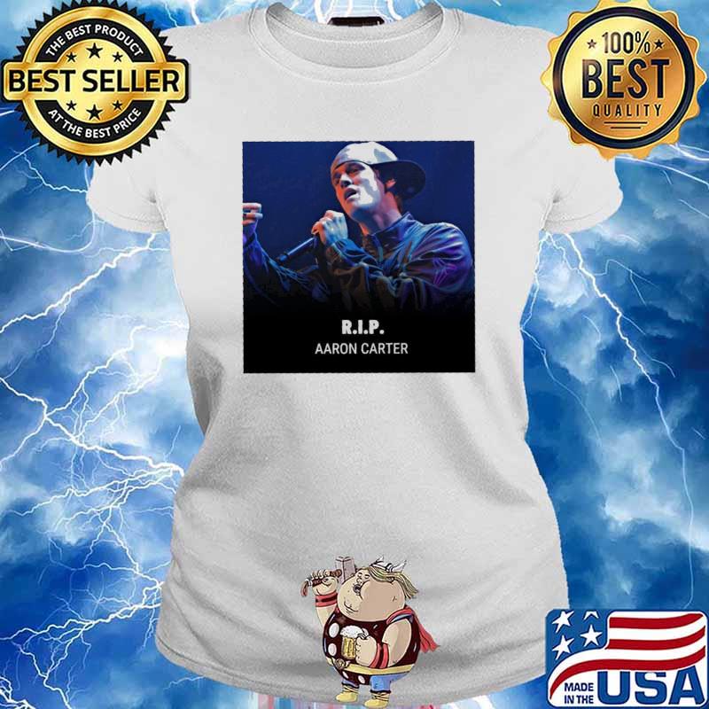 Rip aaron carter 1987 2022 thank you for the memories s Ladies tee