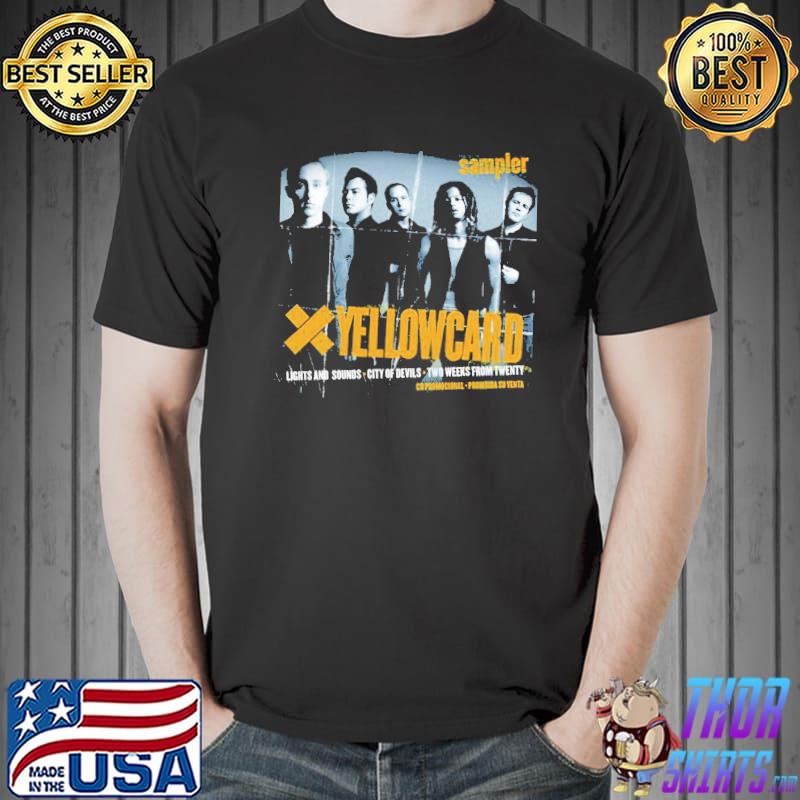 Sampler members design yellowcard band shirt