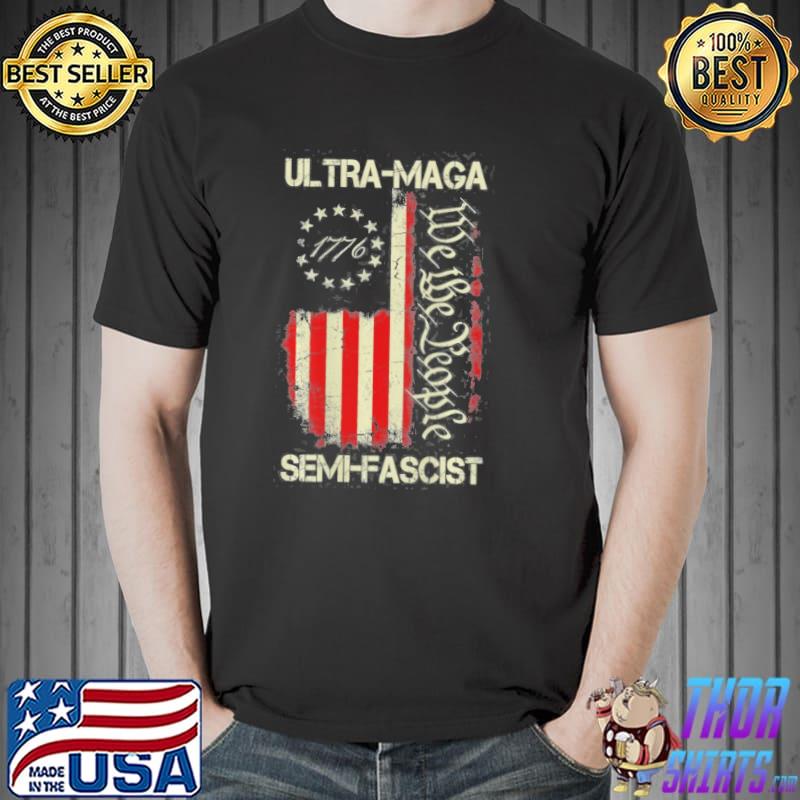 Semifascist ultra maga Biden quotes ( on back) classci shirt