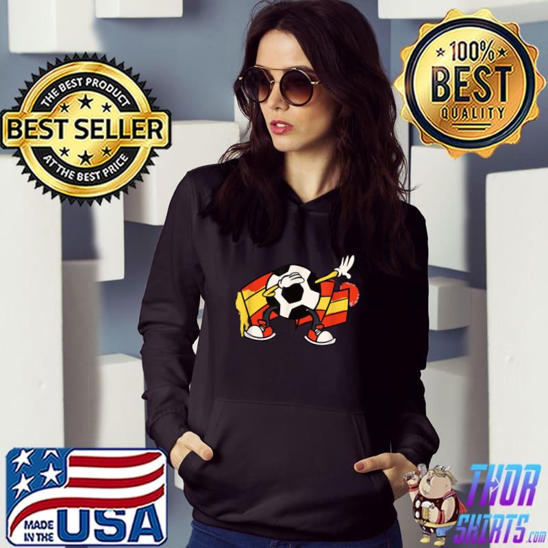 Spain Flag Soccer Dabbing Team Spanish Football Fans T-Shirt Hoodie