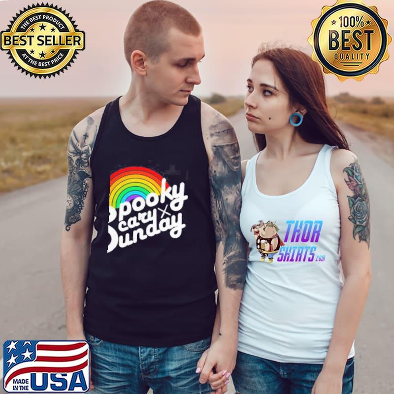 Spooky scary sunday trending s Tank Top