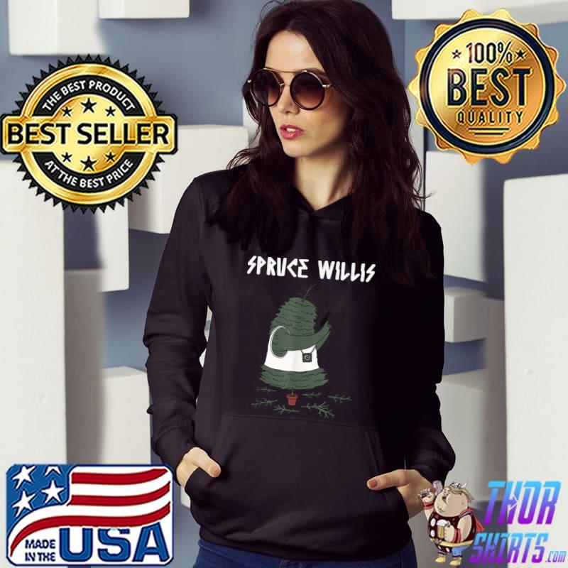 Spruce Willis Apparel Merry Christmas Tree Spy T-Shirt Hoodie