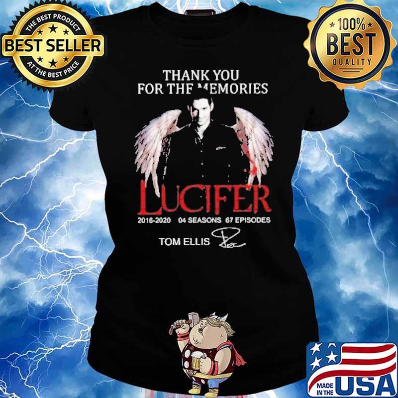 Tank You For The Memories Lucifer Tom Ellis Shirt Ladies tee