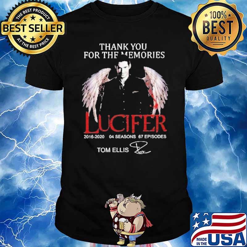 Tank You For The Memories Lucifer Tom Ellis Shirt