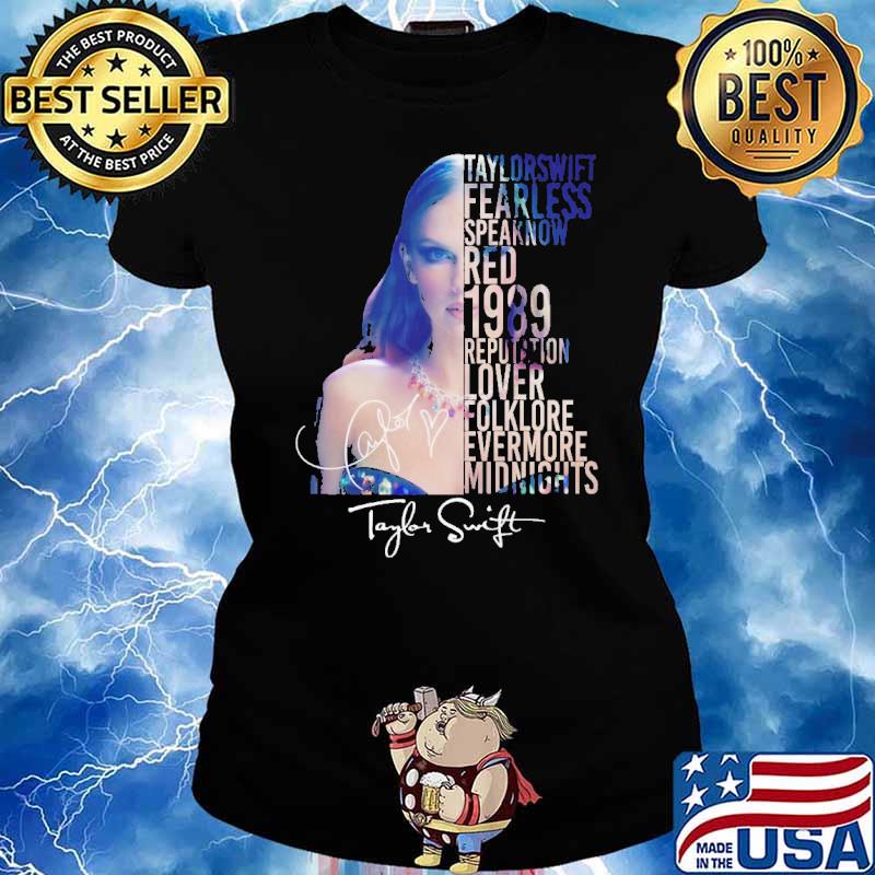 Taylor Swift Fearless Speaknow Red 1989 Shirt Ladies tee