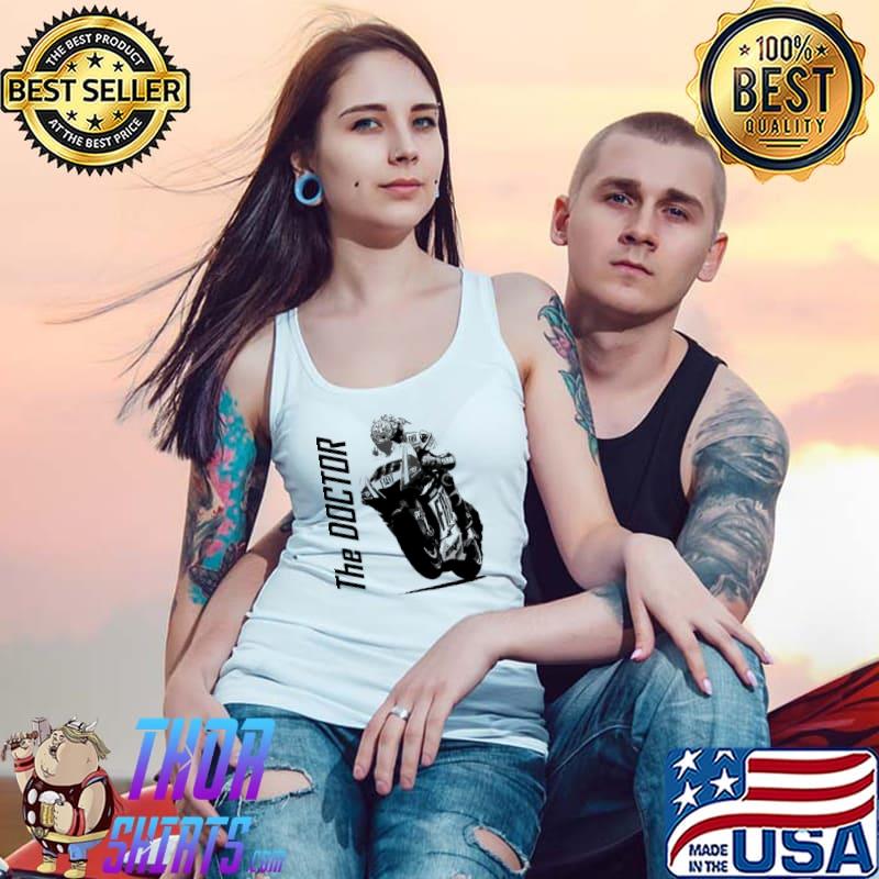 The doctor valentino rossI black and white design classic s Tank Top