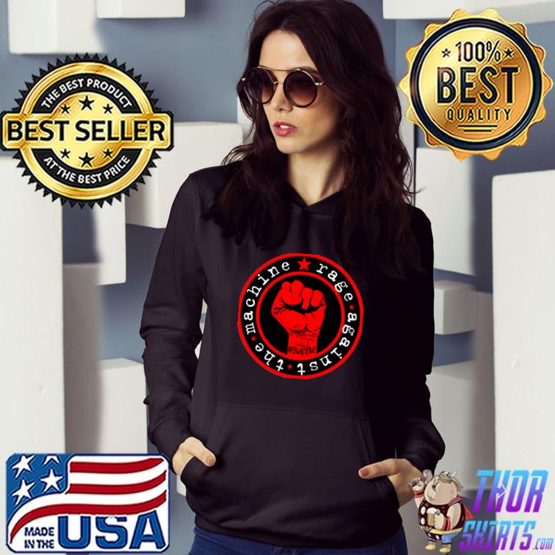 The machine rage against kepelan tangan stars strong hand T-Shirt Hoodie
