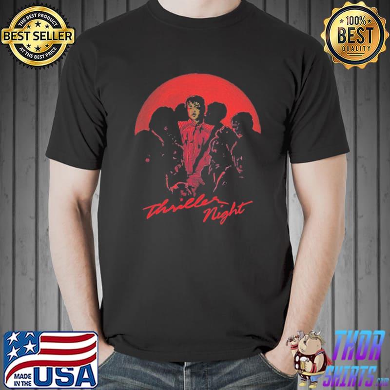 Thriller night michael jackson the legend pop shirt