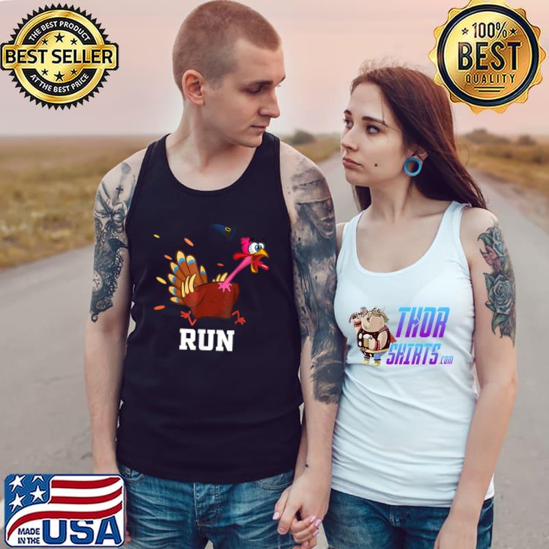 Turkey Run Costume Thanksgiving Running Turkey Trot T-Shirt Tank Top
