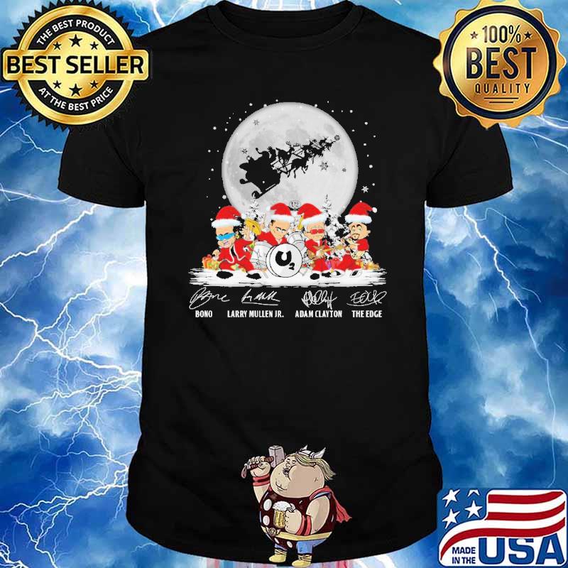 U2 Bono Larry Mullen Christmas Shirt