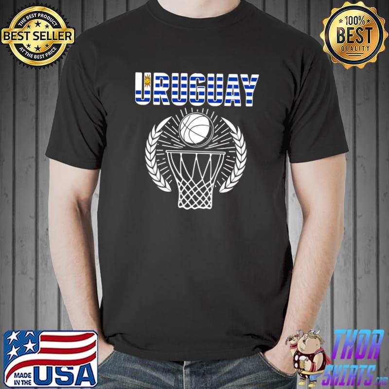Uruguay Basketball Fans Jersey Uruguayan Sport Supporters T-Shirt