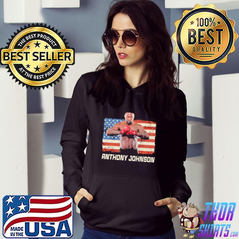 Us flag anthony johnson rumble legend s Hoodie