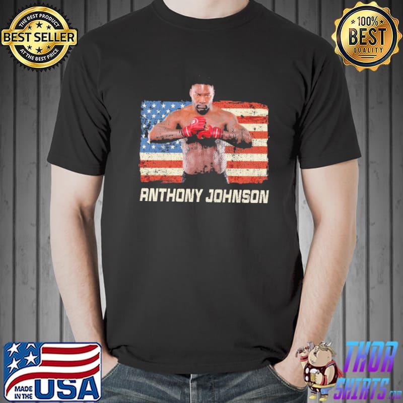 Us flag anthony johnson rumble legend shirt