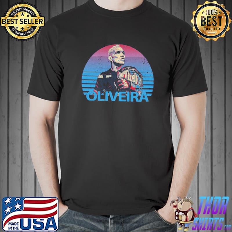 Vintage design ufc fighter charles oliveira shirt