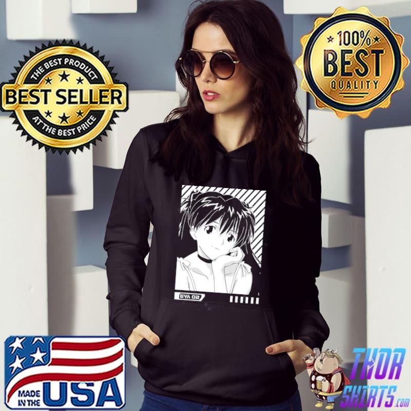 02 asuka langley soryu neon genesis evangelion retro style s Hoodie