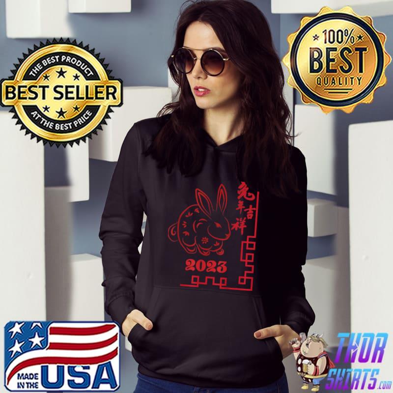 2023 Happy new year of the rabbit chinese new year zodiac T-Shirt Hoodie