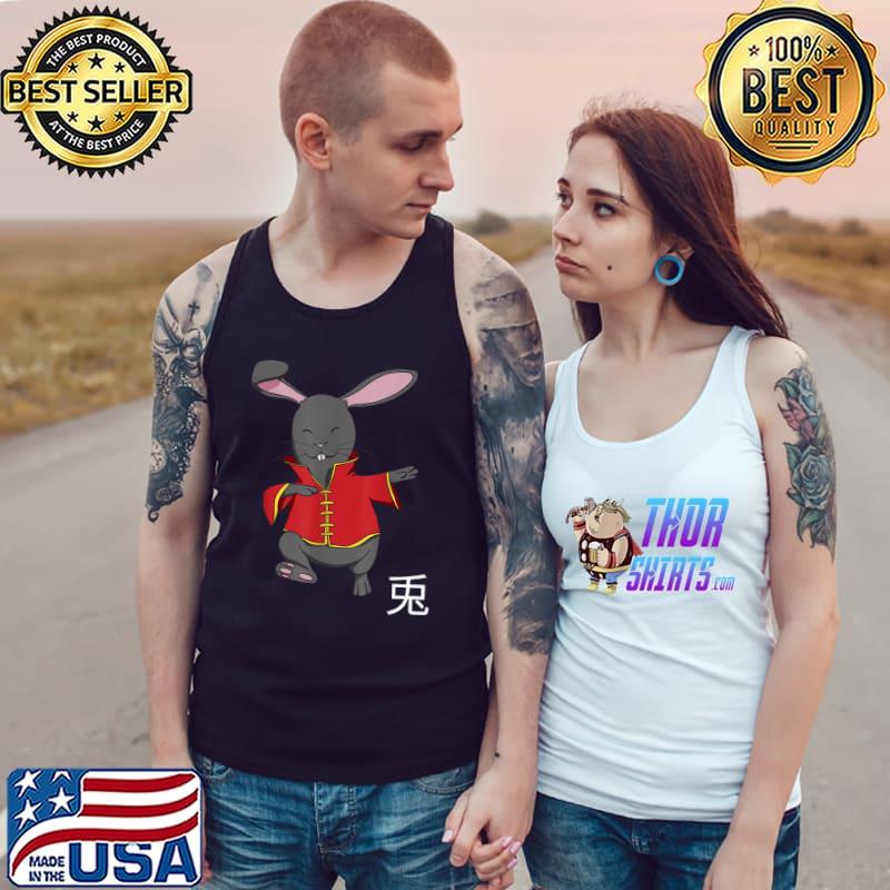 2023 Year Of The Rabbit Dabbing Chinese Zodiac Happy New Year 2023 T-Shirt Tank Top