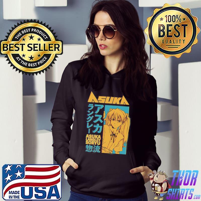 Aesthetic edit yellow green neon genesis evangelion asuka langley classic s Hoodie