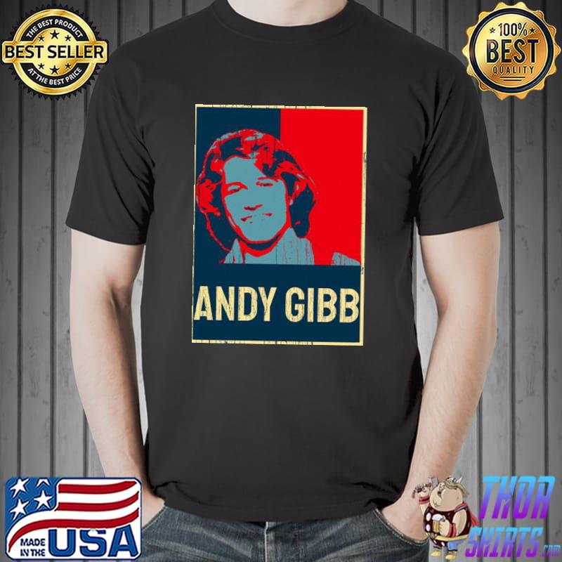 Andy gibb vintage graphic portrait shirt