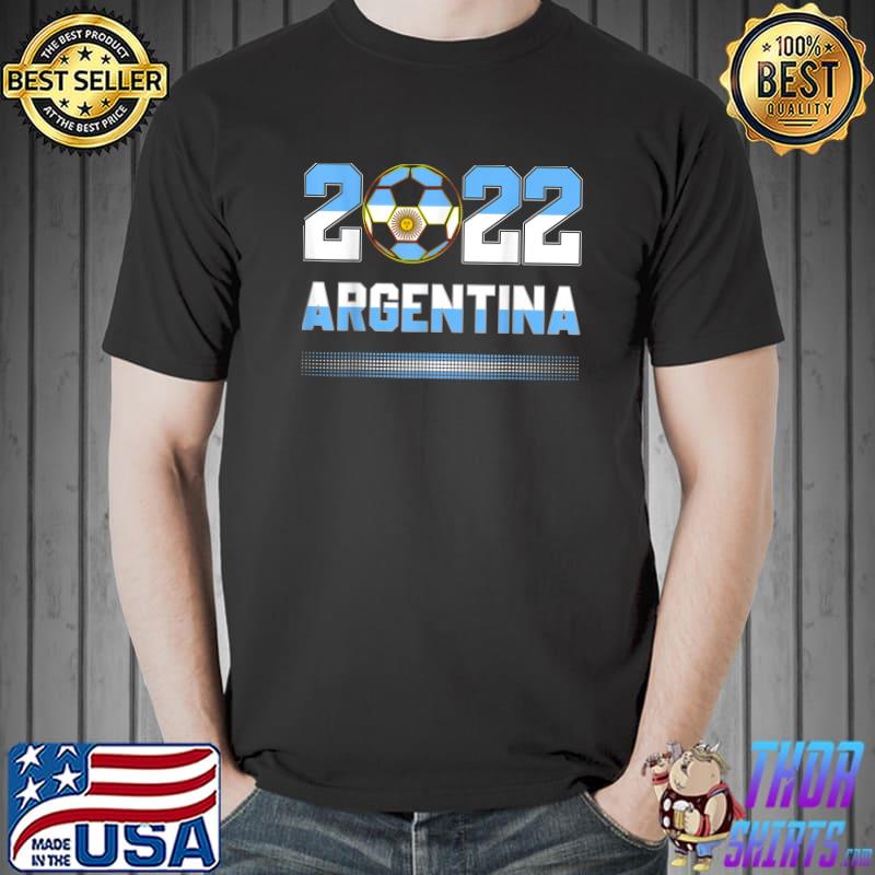 Argentina Corazón Bandera Argentina Orgullo Argentino Soccer Champions T-Shirt