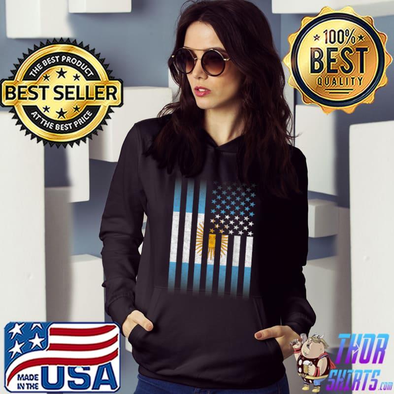 Argentinian American Flag Argentina Usa Argentine Champions T-Shirt Hoodie