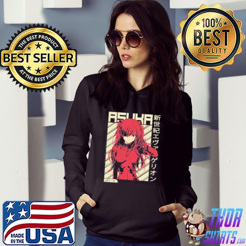 Asuka langley graphic neon genesis evangelion classic s Hoodie