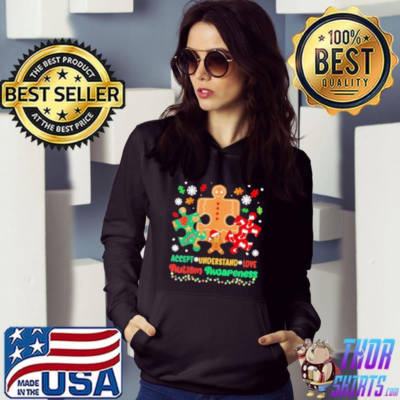Autism Awareness Accept Understand Love Christmas Shirt Hoodie