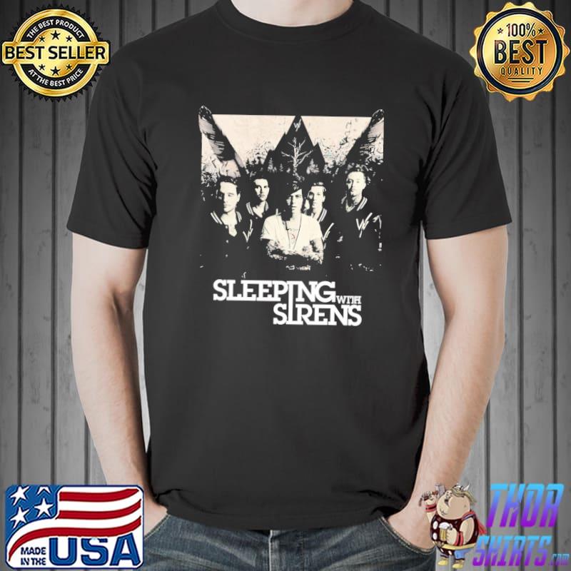 Best sleeping with sirens retro vintage design shirt