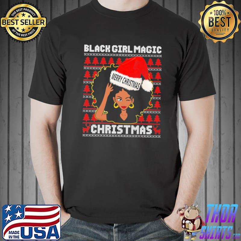 Black Girl Magic Christmas Ugly Shirt