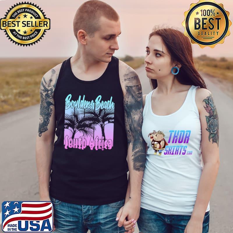 Boulders Beach South Africa Palms Tree Vintage T-Shirt Tank Top