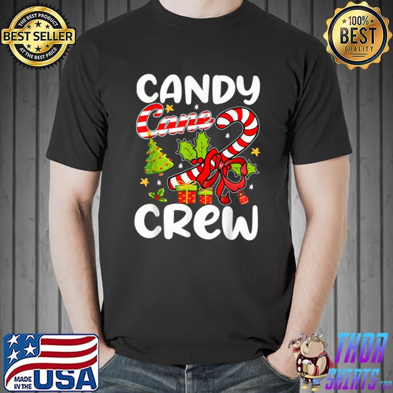 Candy Cane Crew Santa Christmas 2022 Gifts T-Shirt