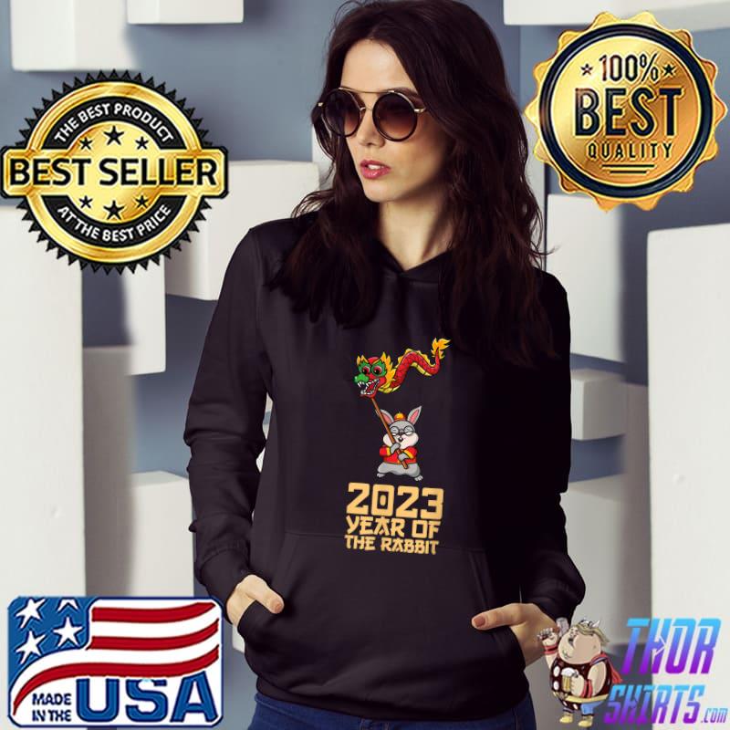 Chinese New Year Graphic, Year Of The Rabbit Unicorn New Year 2023 T-Shirt Hoodie
