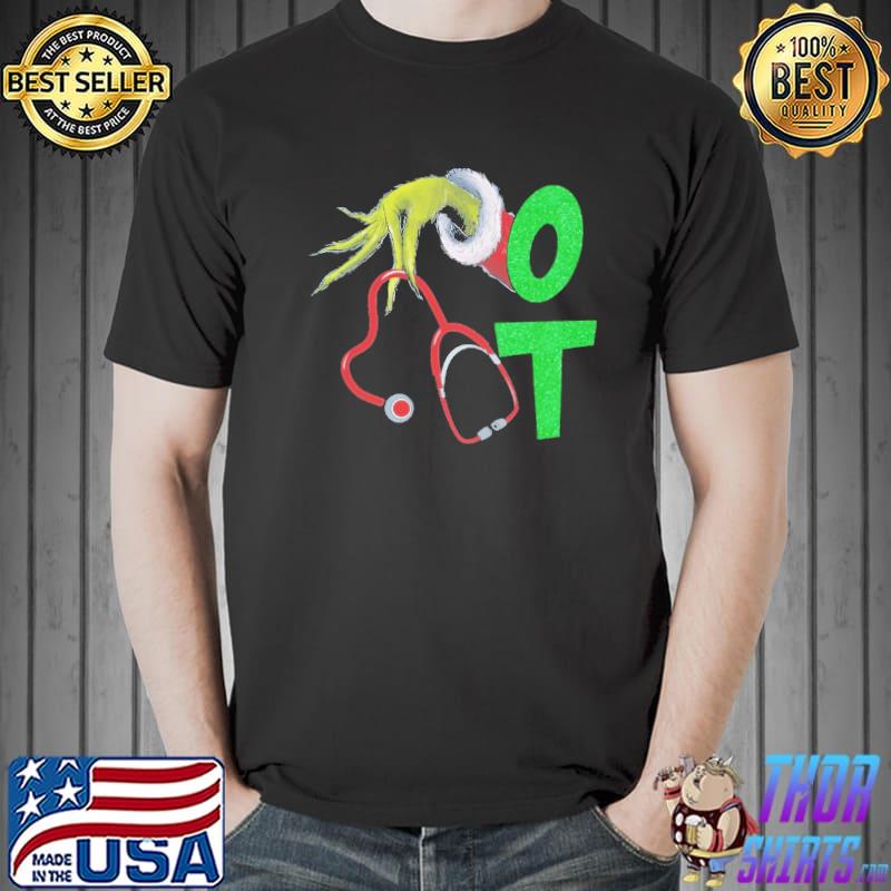 Christmas Grinch Occupational Therapist Shirt