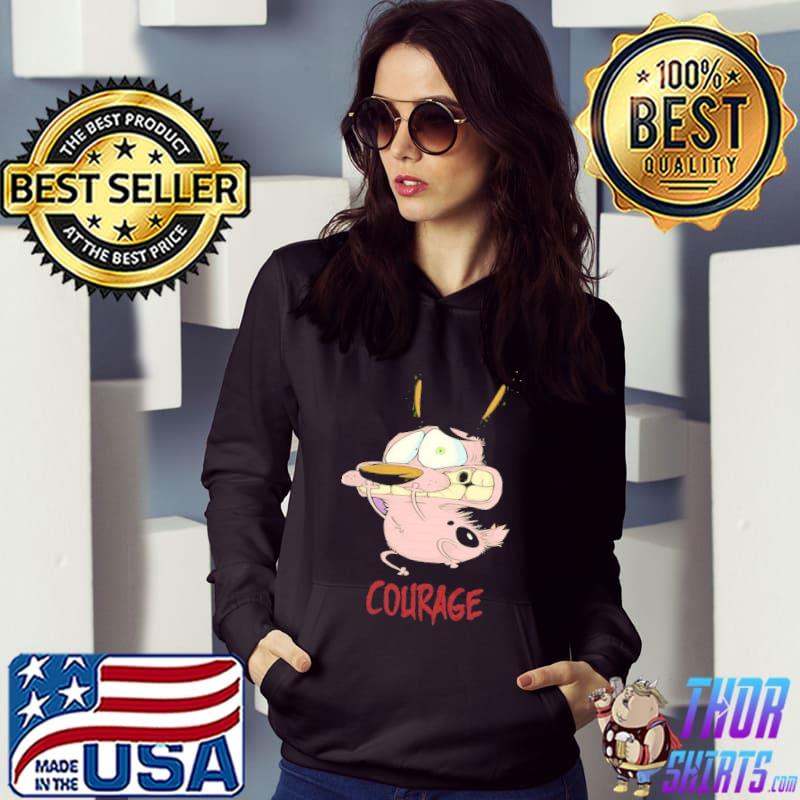 Courage the cowardly cartoon design s Hoodie