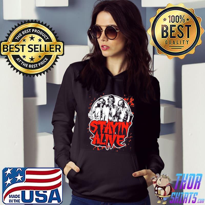 Creepy the bee gees stay alive gift s Hoodie