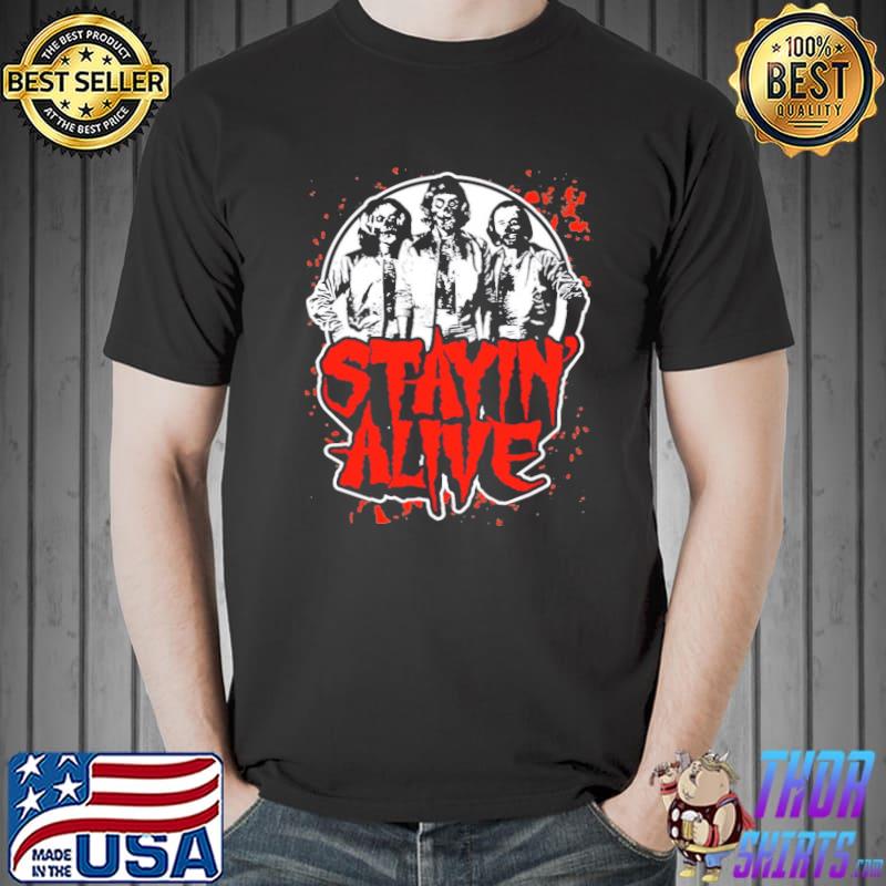 Creepy the bee gees stay alive gift shirt