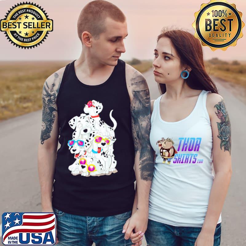Dalmatian dogs design 101 dalmatians s Tank Top