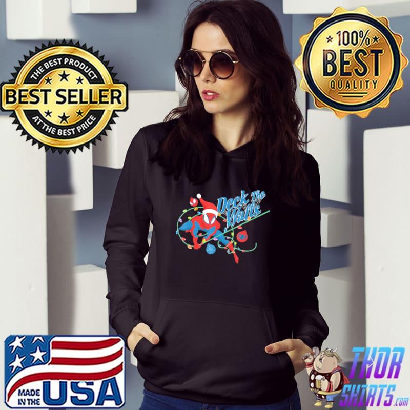 Deck the walls holidays spider man design classic s Hoodie