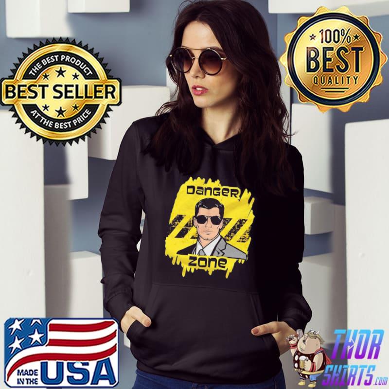 Design archer danger zone vintage classic s Hoodie