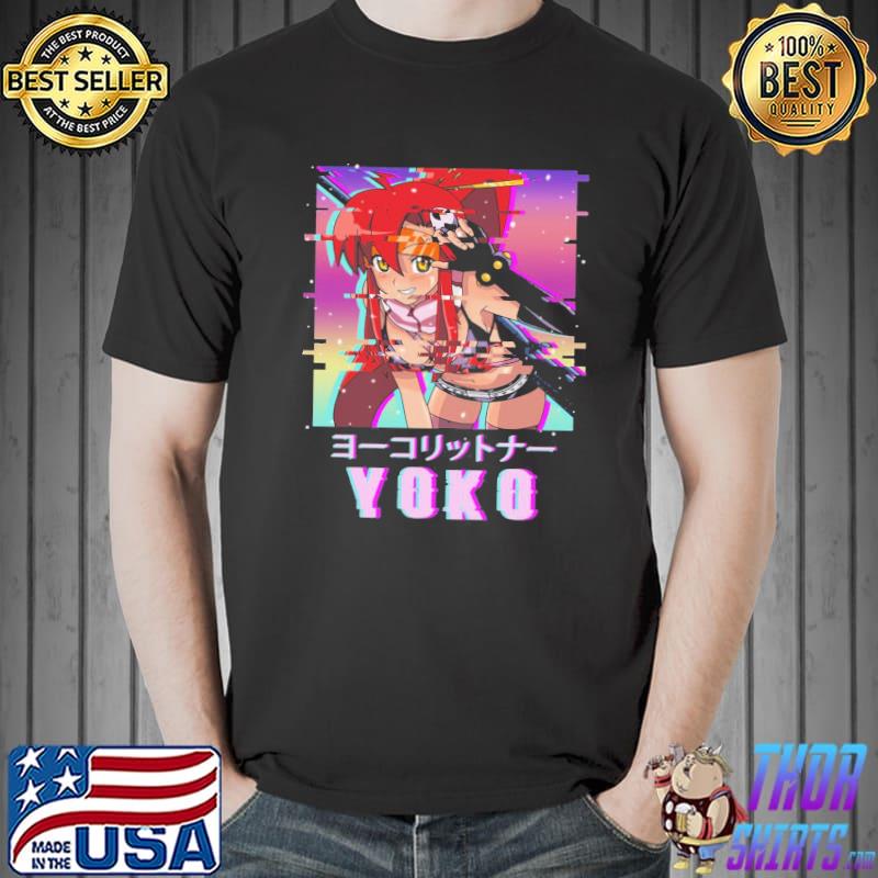 Digital art gurren lagann yoko littner exciting classic shirt