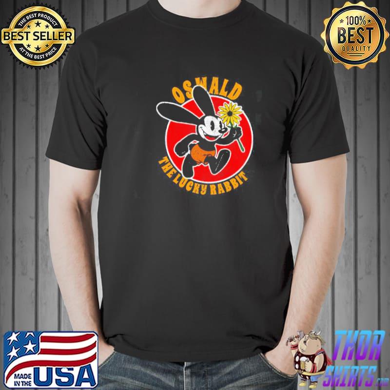 Distressed art oswald the lucky rabbit shirt