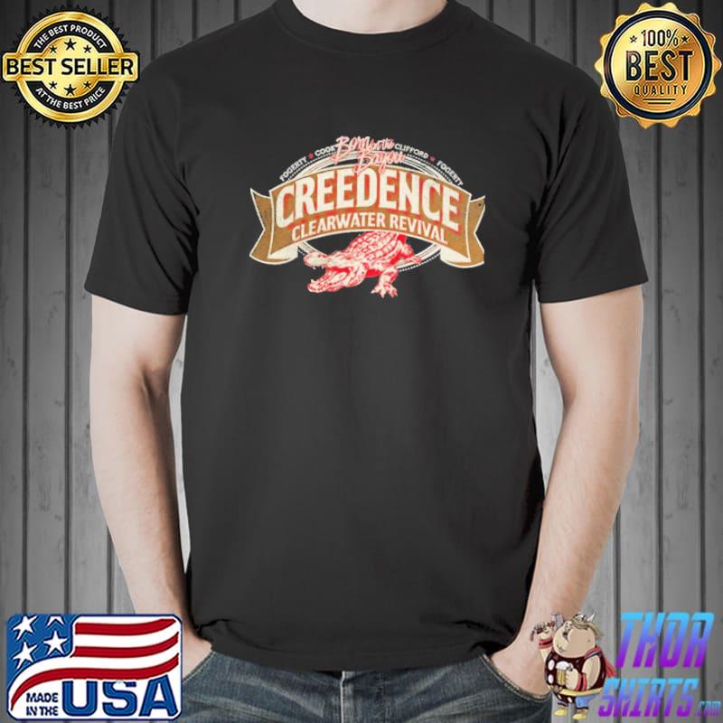 Distressed design creedence clearwater revival classicshirt
