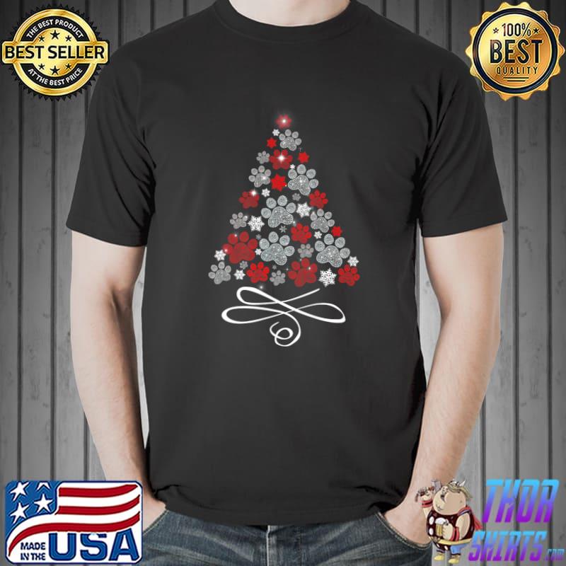Dog Paw Christmas Tree Most Likely To Bring Home T-Shirt