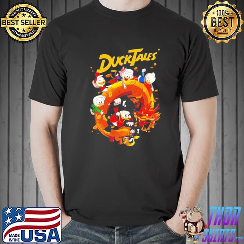 Dragon fire hurican sima well disney Donald ducktales classic shirt