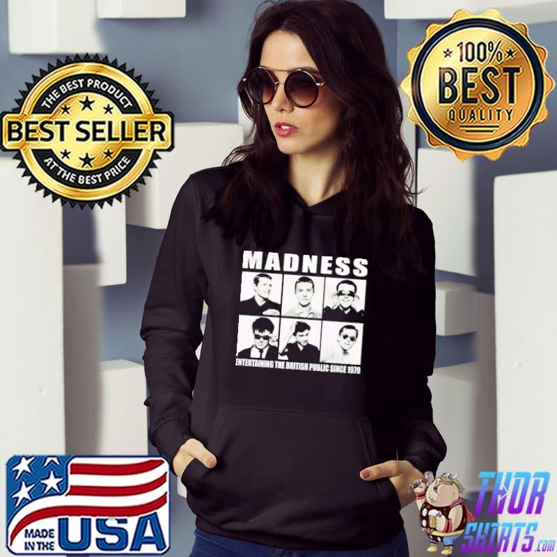Entertaining the british public since 1979 madness retro band gift s Hoodie