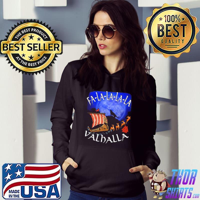 Fa LA la LA valhalla christmas dragon ship vikings classic s Hoodie