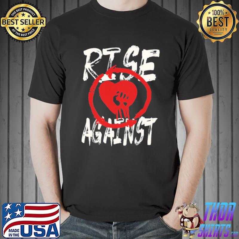 Face to face rise against band shirt