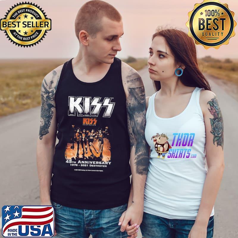 Fan art kiss rock band destroyer 45th anniversary 19762021 classic s Tank Top